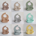 Bibs imperméables en silicone bébé